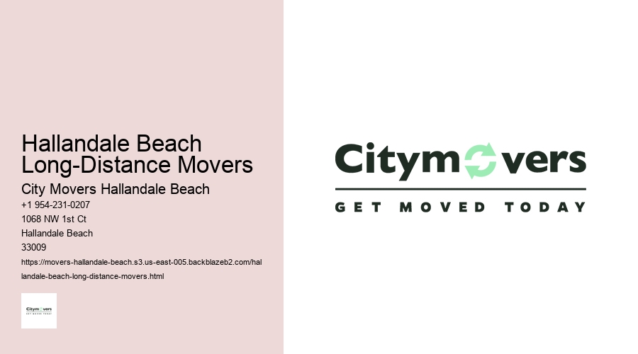 Hallandale Beach Long-Distance Movers