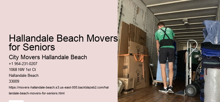 Hallandale Beach Movers for Seniors