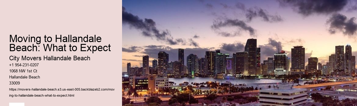 Moving to Hallandale Beach: What to Expect