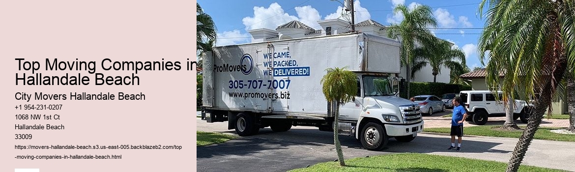 Top Moving Companies in Hallandale Beach